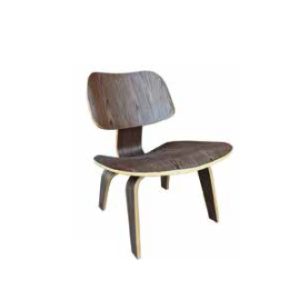 POLTRONA EAMES PLYWOOD MADERA OSCURA